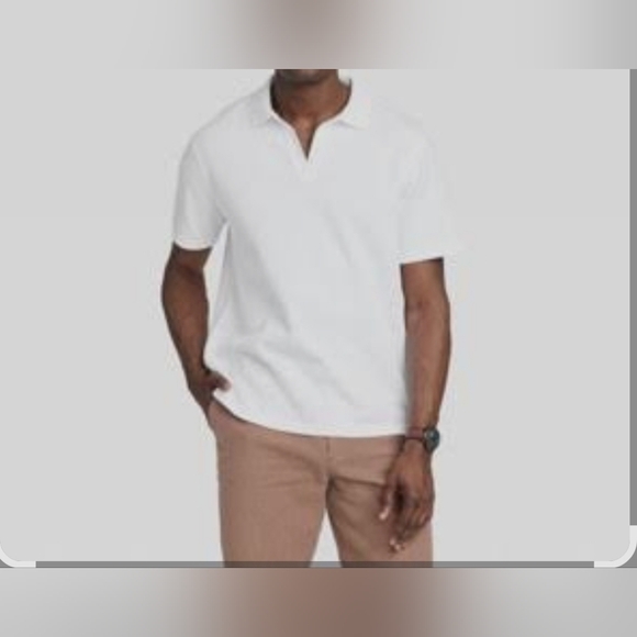 Goodfellow & Co White 🫏 Short Sleeve Men's Collared Shirts - Picture 2 of 7